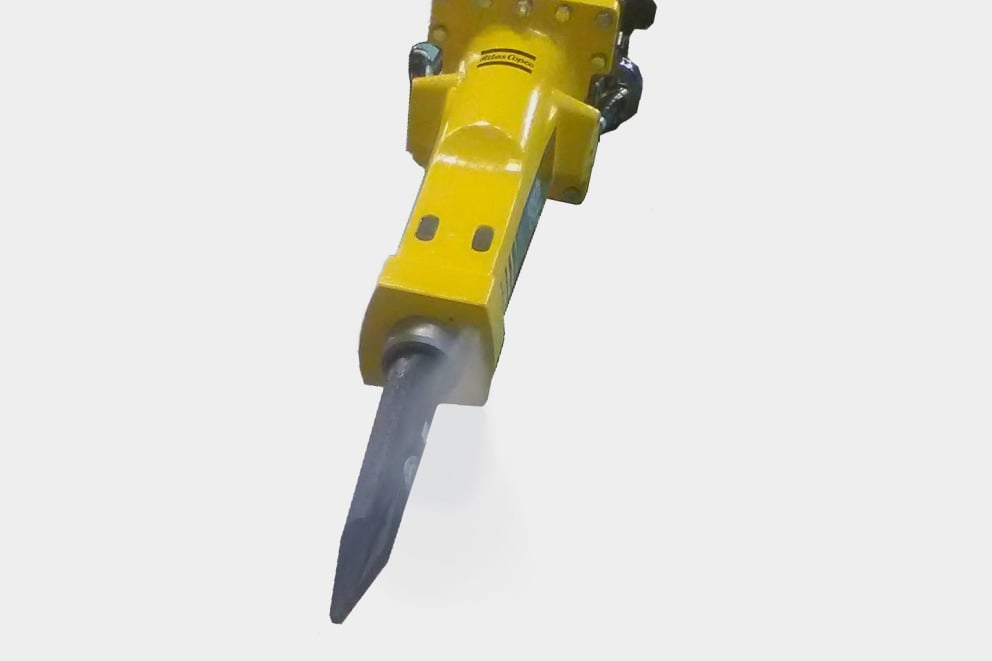 Brokk Options Waterspray Sprutar vatten medan brytaren är aktiverad
