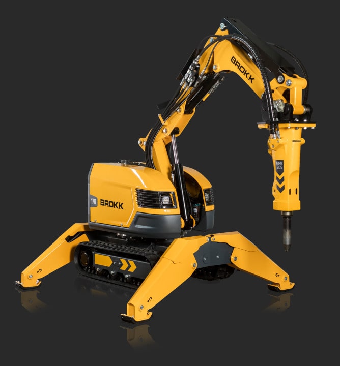 Brokk 170 with gray background