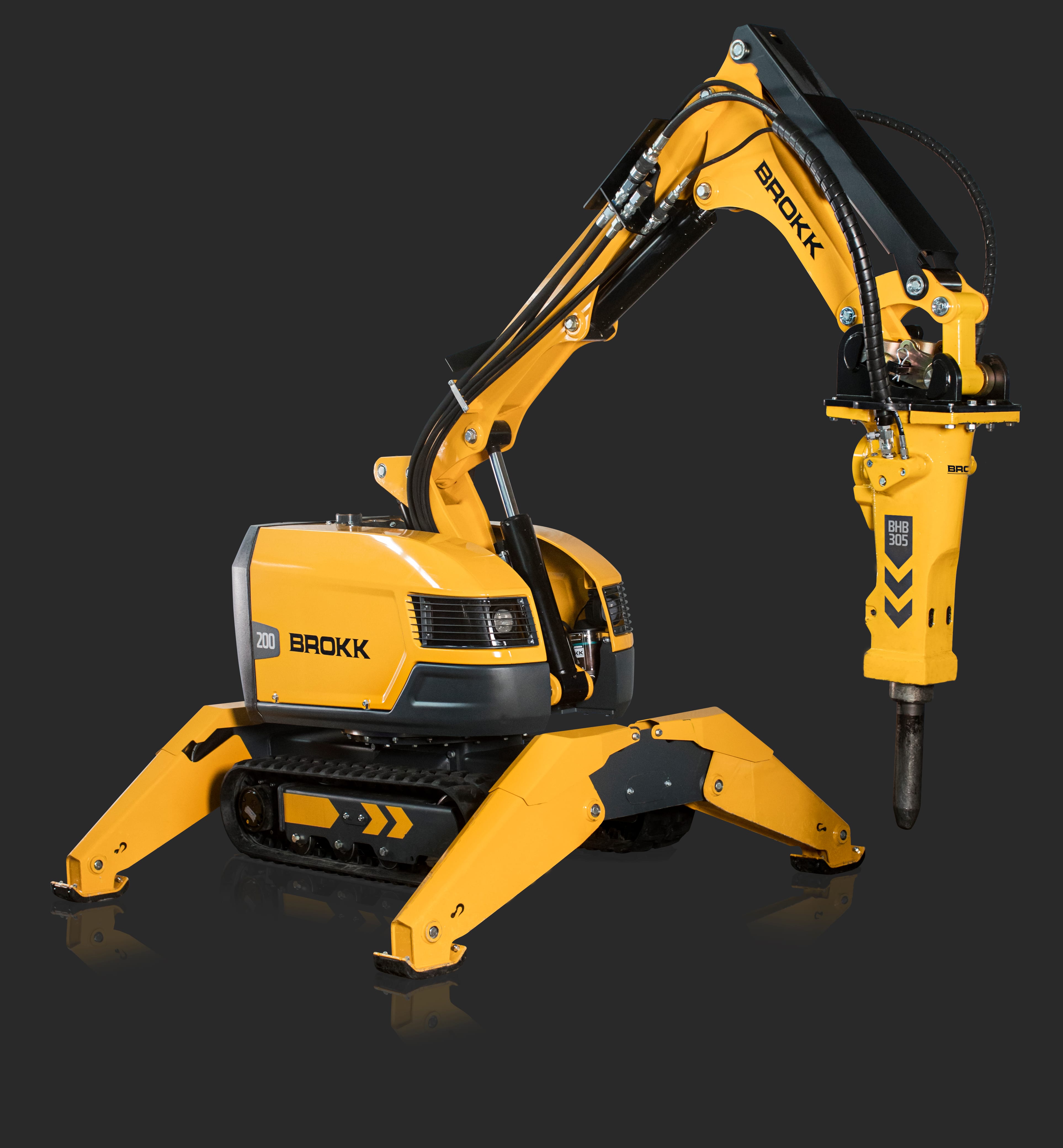 Brokk 200 with gray background