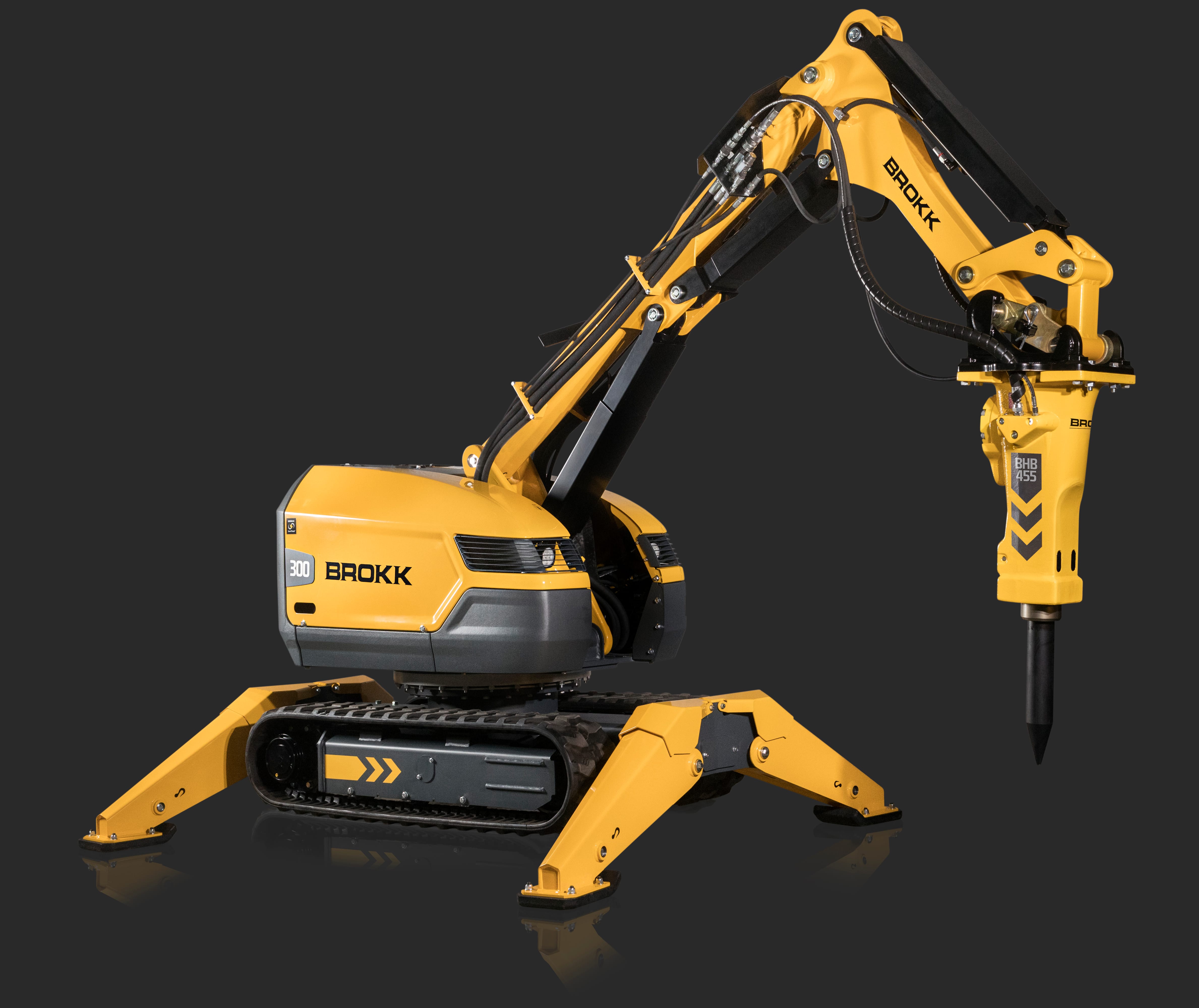 Brokk 300 with gray background