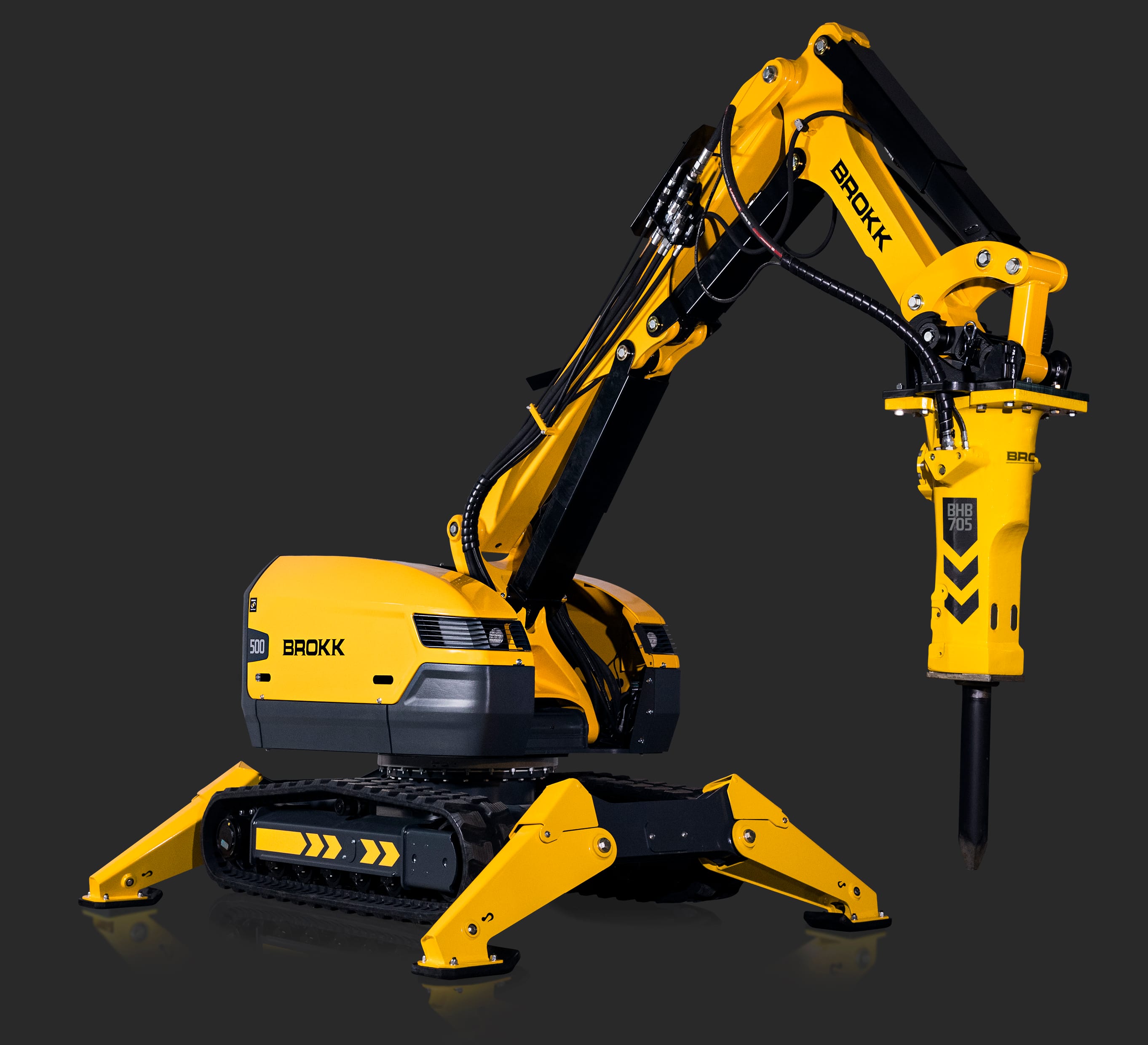 Brokk 500 gray background