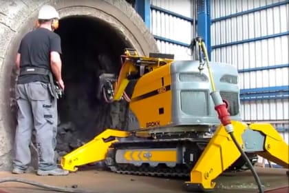 Brokk 160 with SB202 Rotarykiln Zinc Turkey