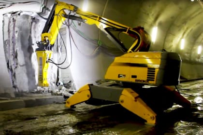 Brokk Demolition in tunnelling industry